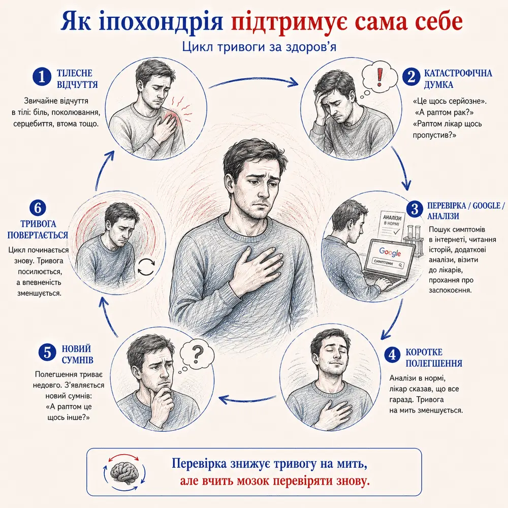 Як іпохондрія підтримує сама себе