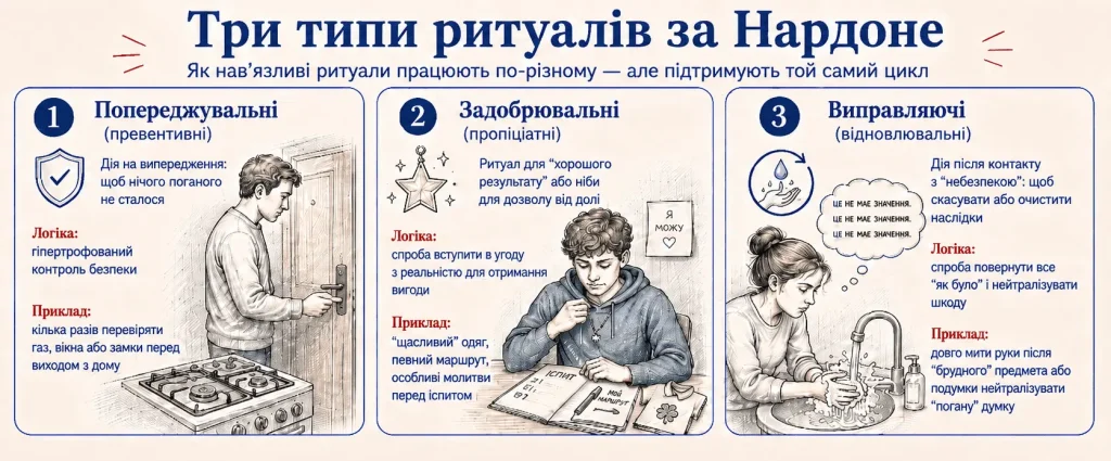Типи компульсій за Джорджіо Нардоне